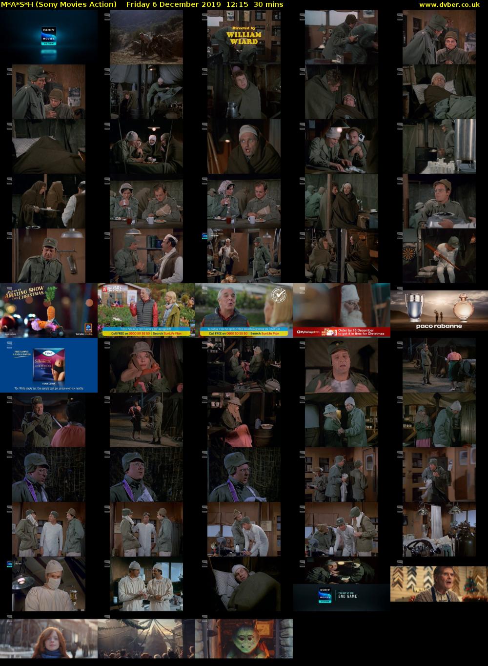 M*A*S*H (Sony Movies Action) Friday 6 December 2019 12:15 - 12:45