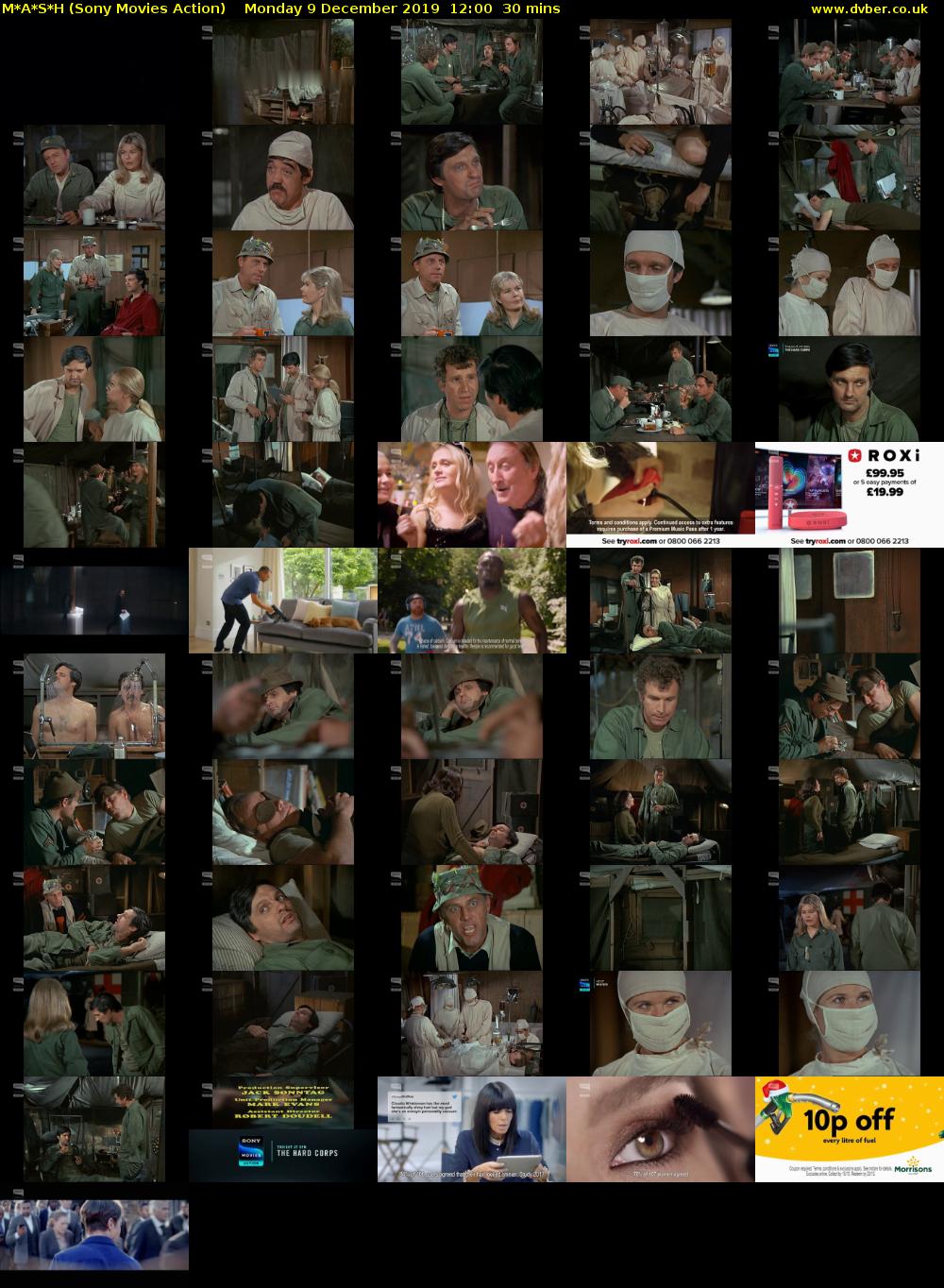 M*A*S*H (Sony Movies Action) Monday 9 December 2019 12:00 - 12:30