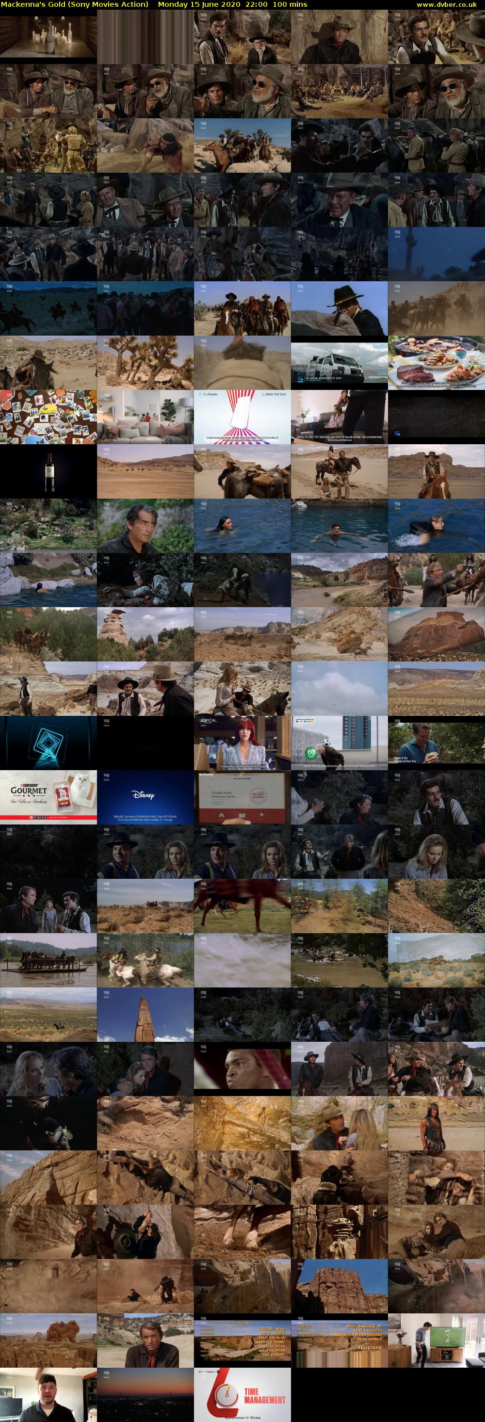 Mackenna's Gold (Sony Movies Action) Monday 15 June 2020 22:00 - 23:40
