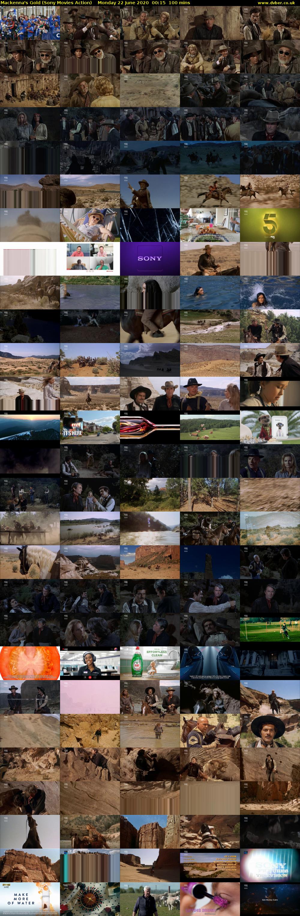 Mackenna's Gold (Sony Movies Action) Monday 22 June 2020 00:15 - 01:55
