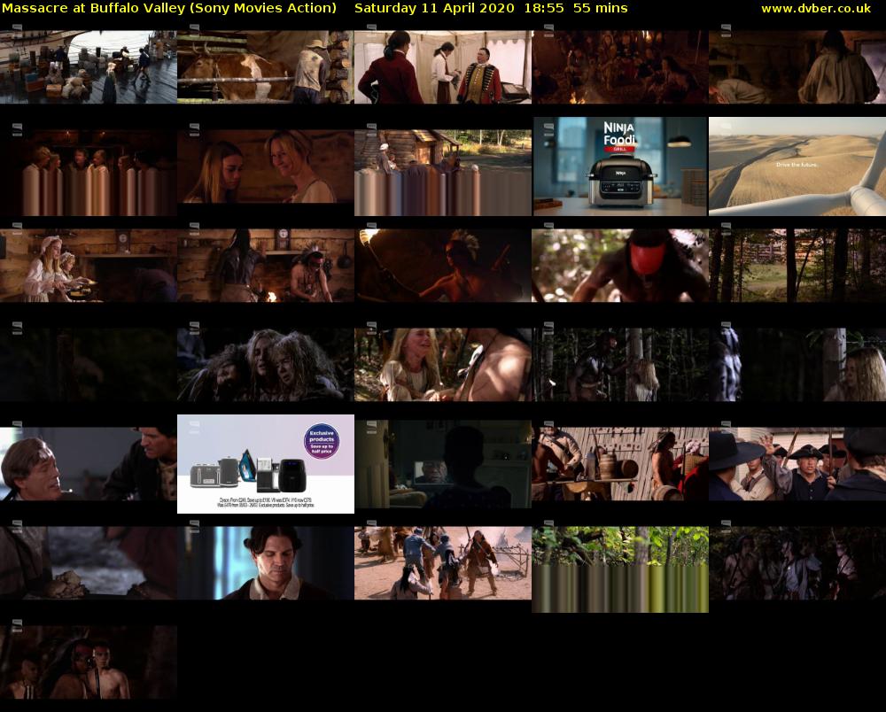 Massacre at Buffalo Valley (Sony Movies Action) Saturday 11 April 2020 18:55 - 19:50