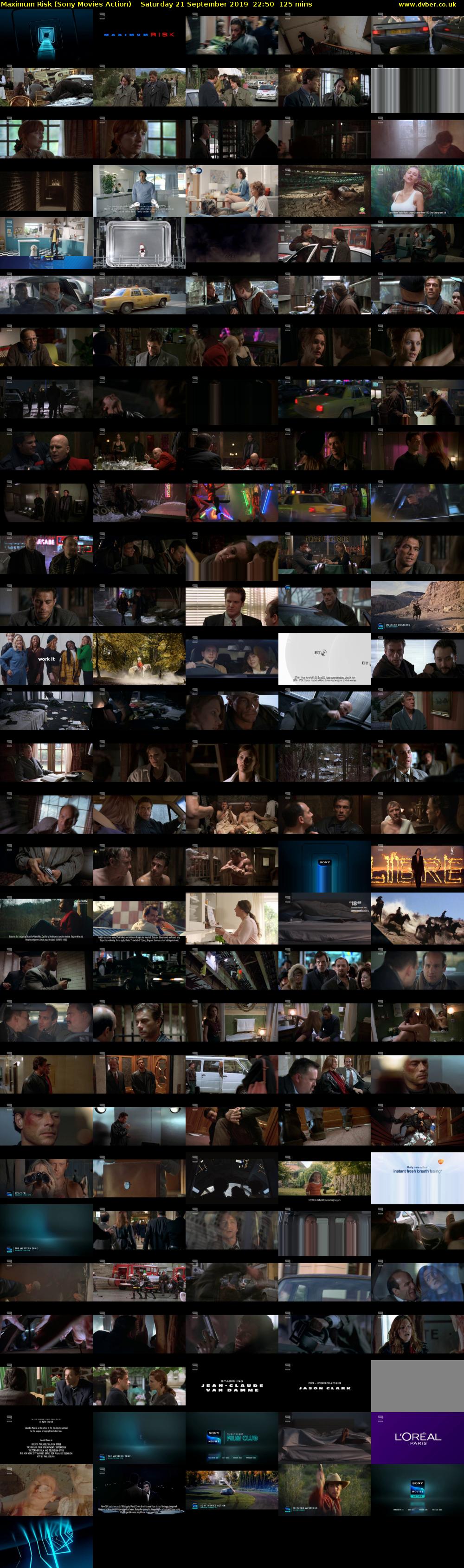 Maximum Risk (Sony Movies Action) Saturday 21 September 2019 22:50 - 00:55