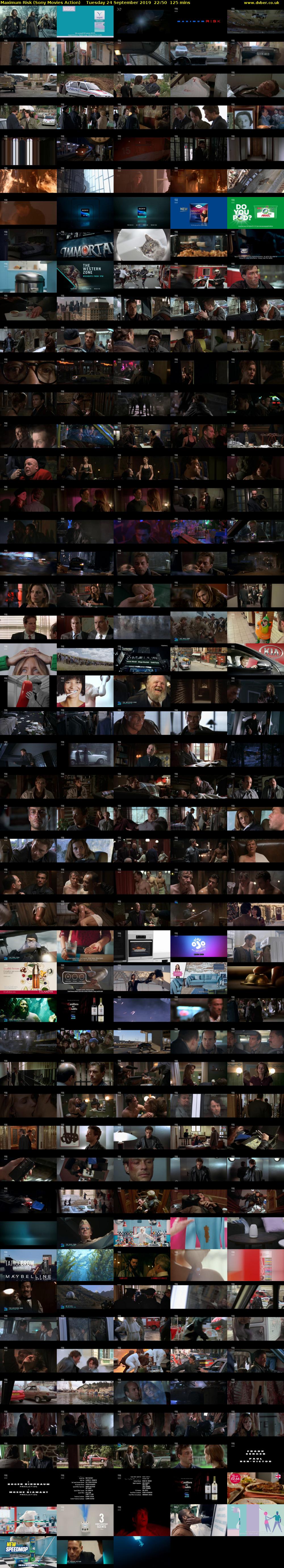 Maximum Risk (Sony Movies Action) Tuesday 24 September 2019 22:50 - 00:55