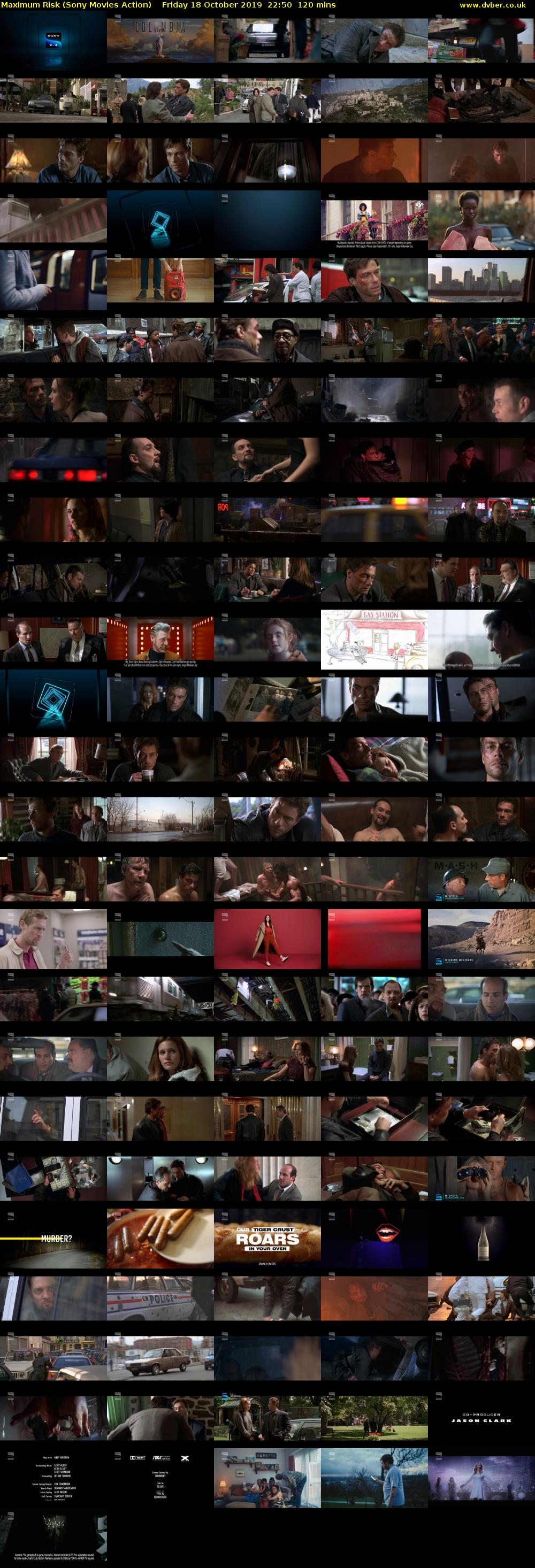 Maximum Risk (Sony Movies Action) Friday 18 October 2019 22:50 - 00:50