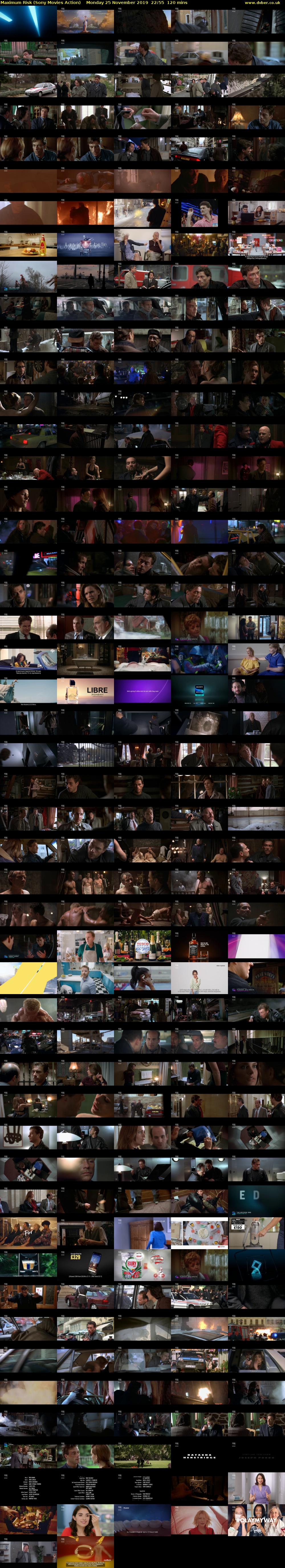 Maximum Risk (Sony Movies Action) Monday 25 November 2019 22:55 - 00:55