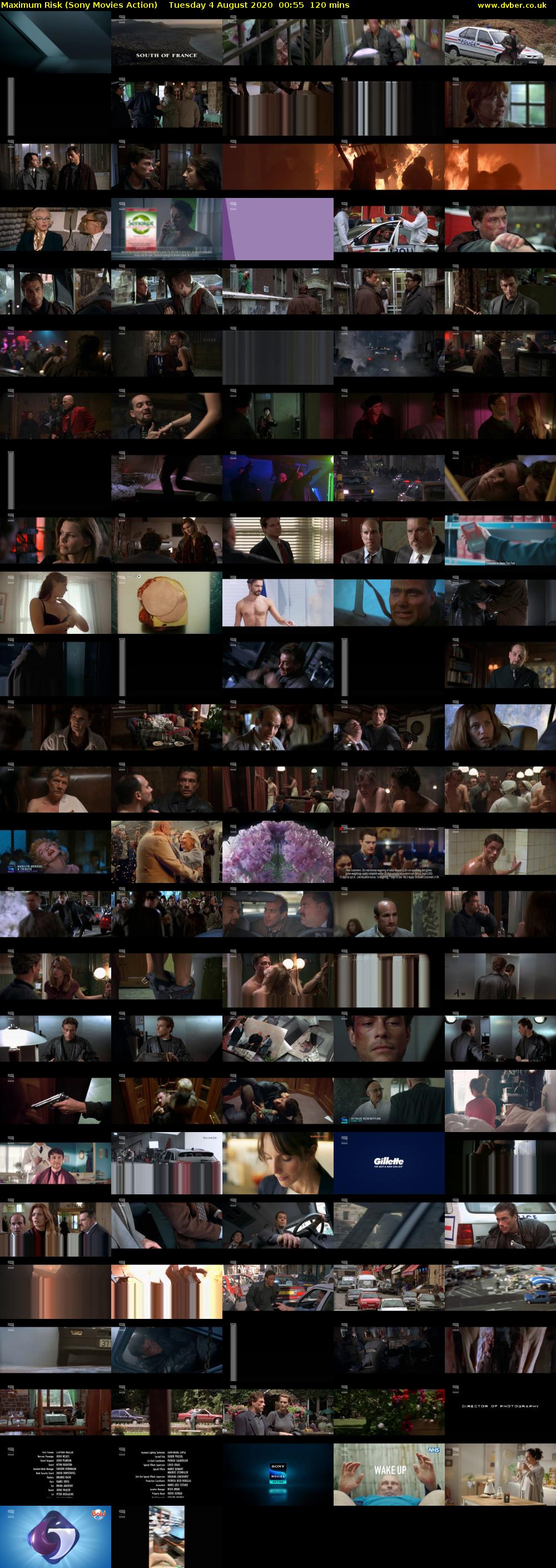 Maximum Risk (Sony Movies Action) Tuesday 4 August 2020 00:55 - 02:55