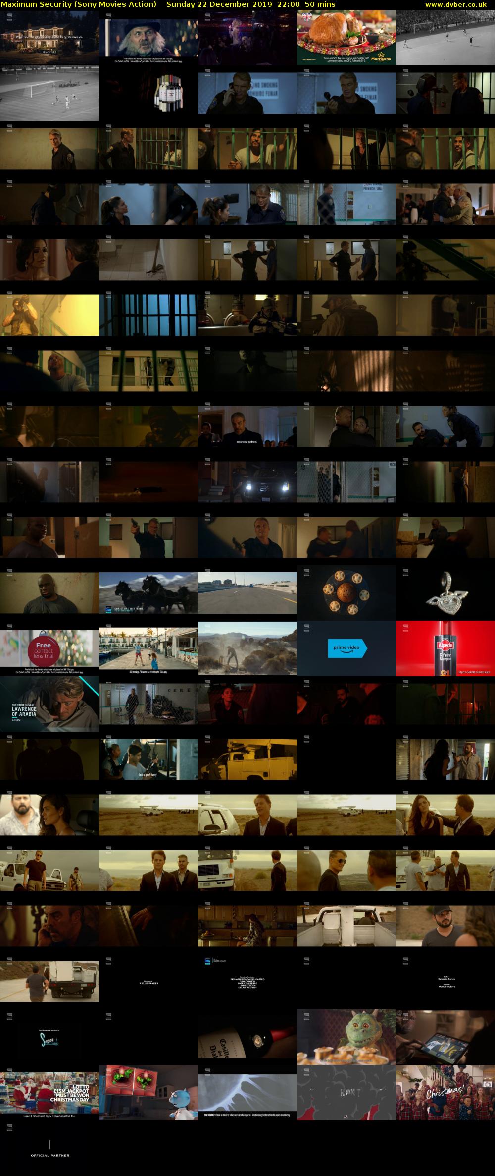 Maximum Security (Sony Movies Action) Sunday 22 December 2019 22:00 - 22:50