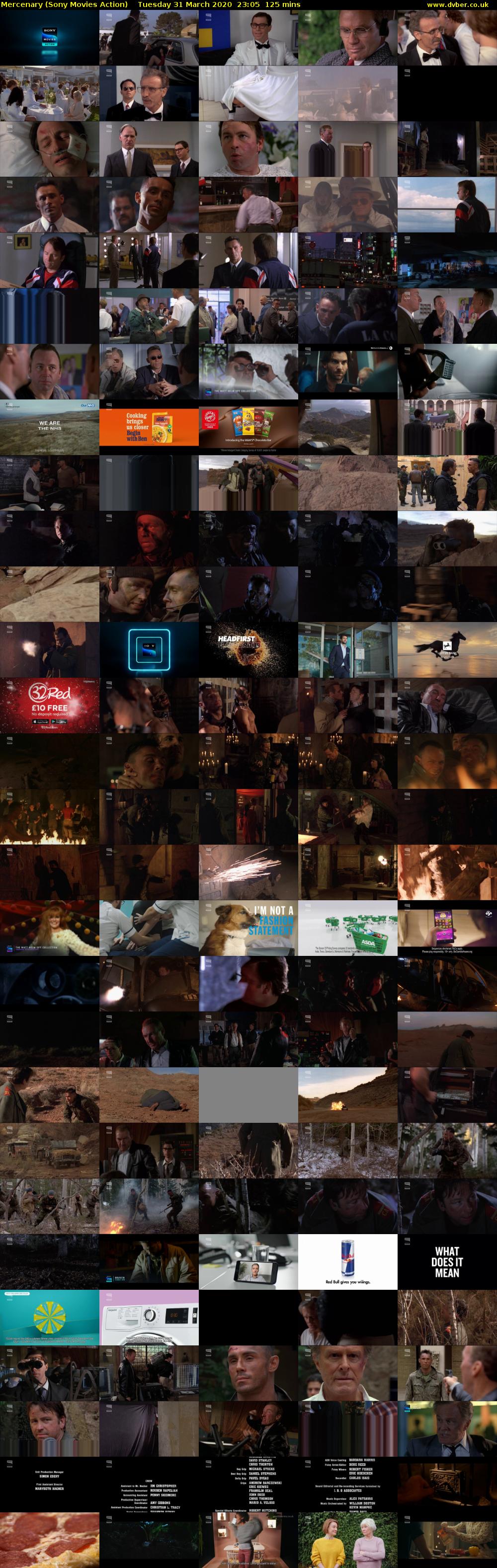 Mercenary (Sony Movies Action) Tuesday 31 March 2020 23:05 - 01:10