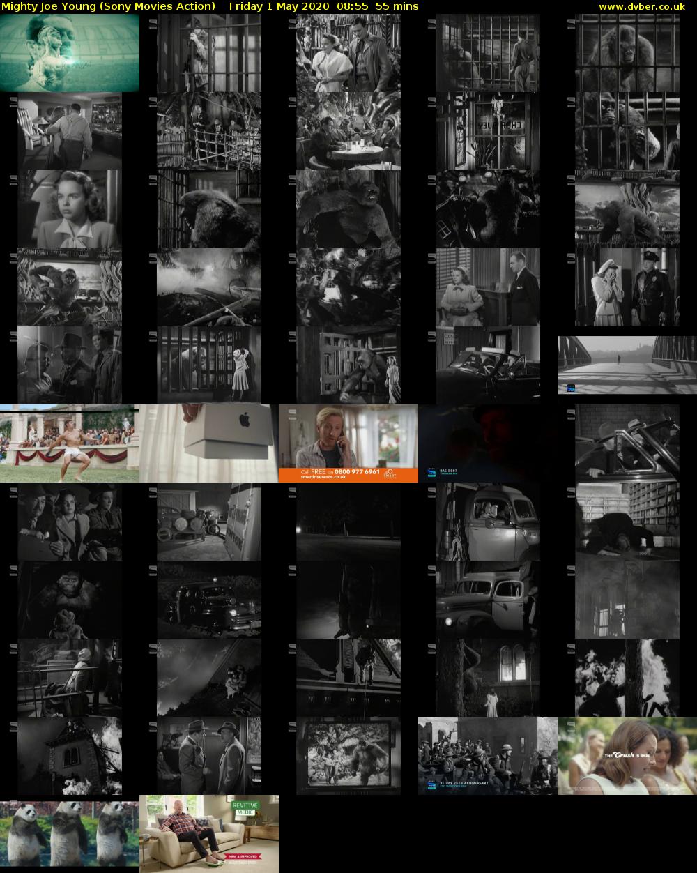 Mighty Joe Young (Sony Movies Action) Friday 1 May 2020 08:55 - 09:50