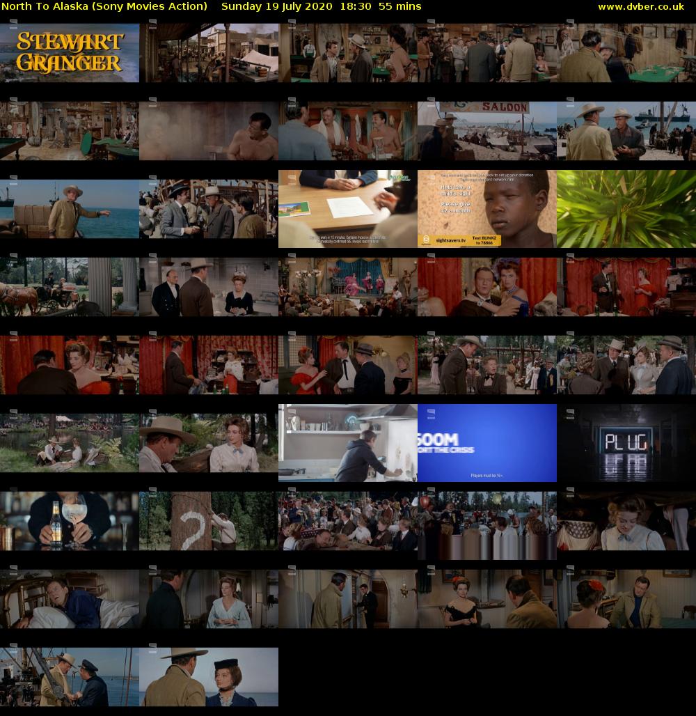 North To Alaska (Sony Movies Action) Sunday 19 July 2020 18:30 - 19:25