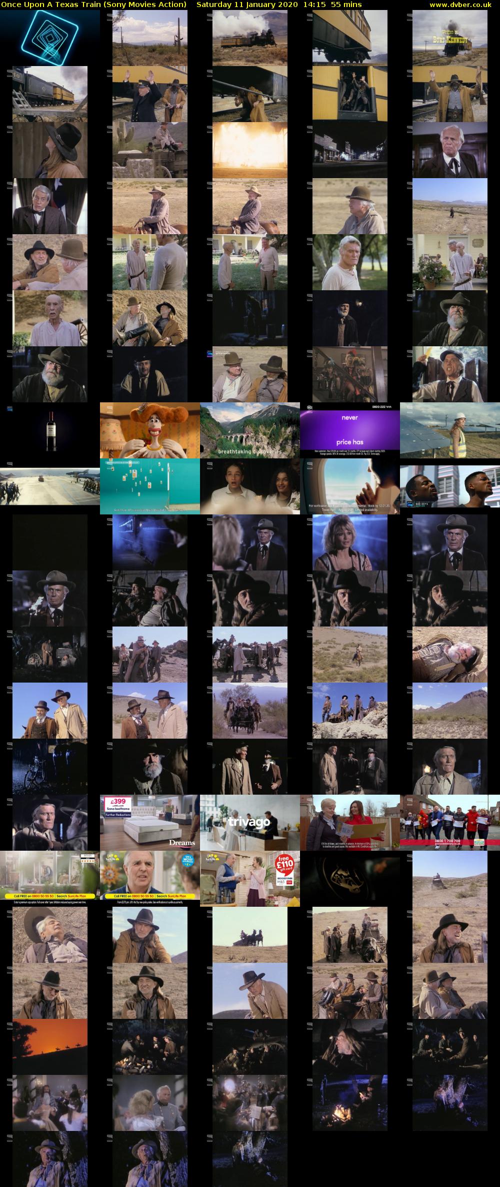Once Upon A Texas Train (Sony Movies Action) Saturday 11 January 2020 14:15 - 15:10