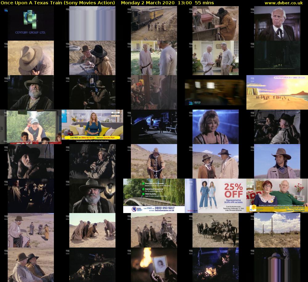 Once Upon A Texas Train (Sony Movies Action) Monday 2 March 2020 13:00 - 13:55