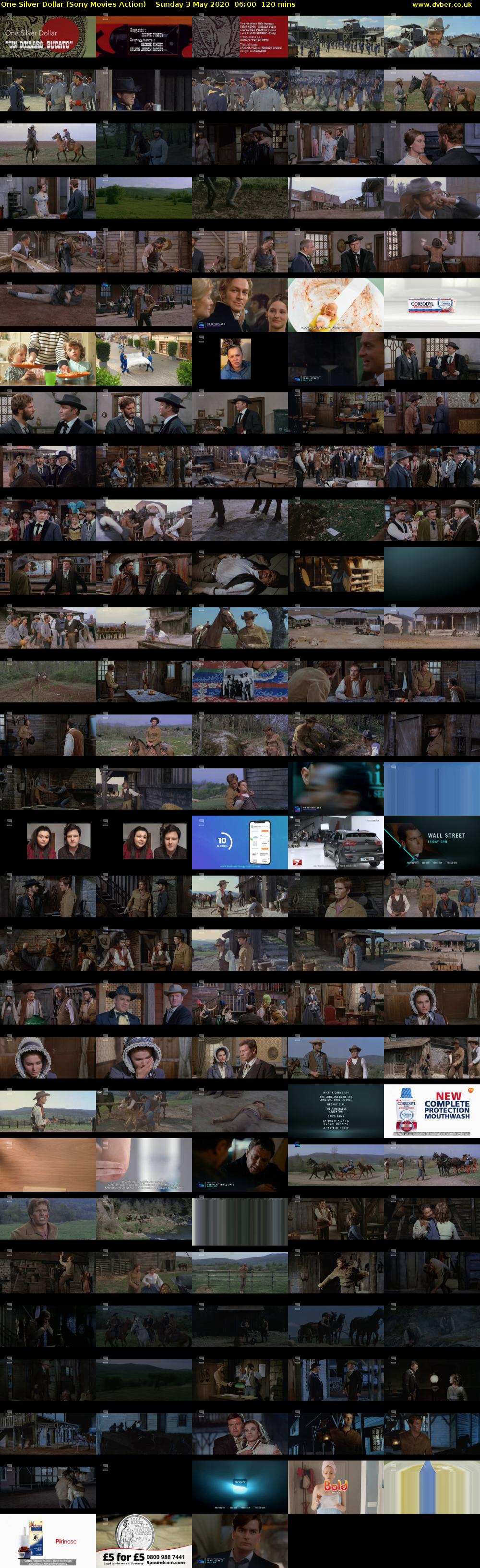 One Silver Dollar (Sony Movies Action) Sunday 3 May 2020 06:00 - 08:00