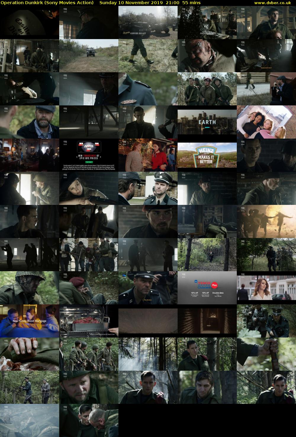 Operation Dunkirk (Sony Movies Action) Sunday 10 November 2019 21:00 - 21:55