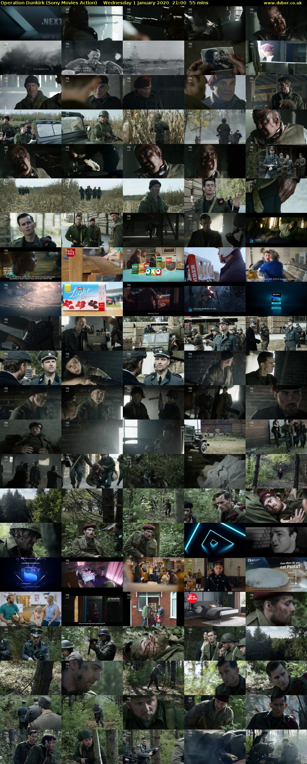 Operation Dunkirk (Sony Movies Action) Wednesday 1 January 2020 21:00 - 21:55