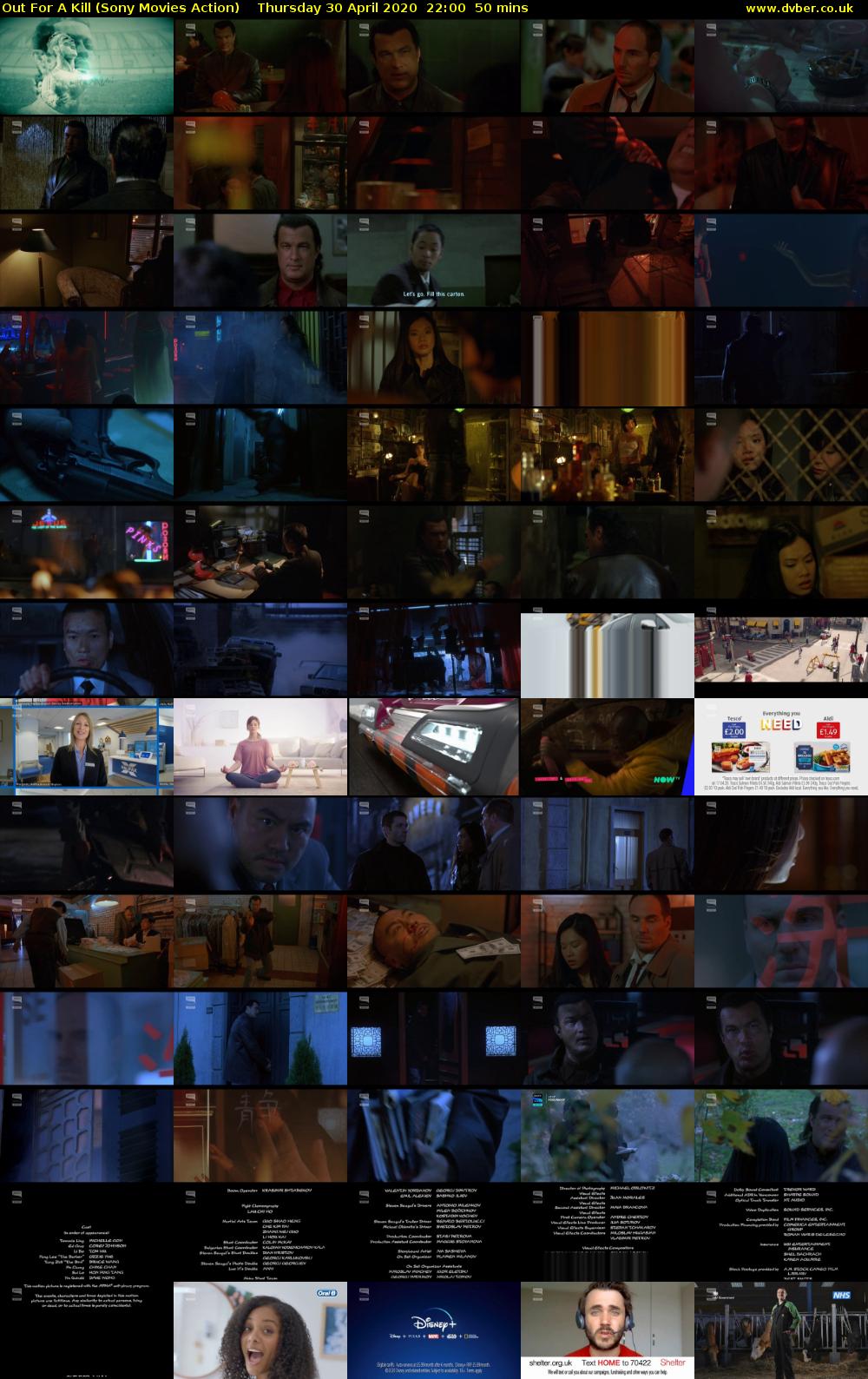 Out For A Kill (Sony Movies Action) Thursday 30 April 2020 22:00 - 22:50
