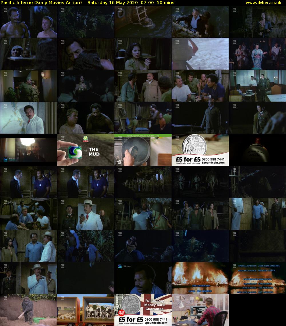 Pacific Inferno (Sony Movies Action) Saturday 16 May 2020 07:00 - 07:50