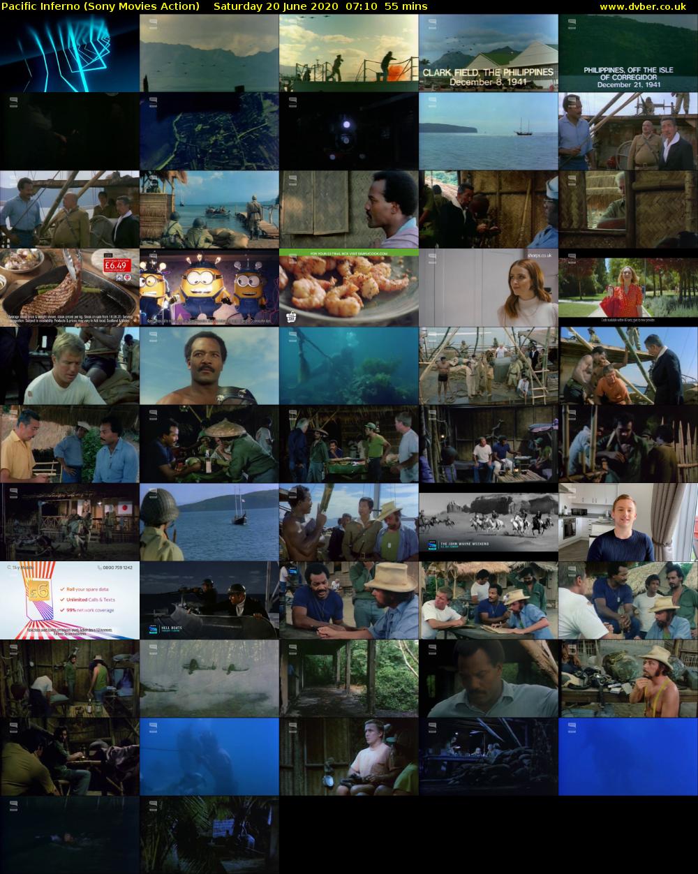 Pacific Inferno (Sony Movies Action) Saturday 20 June 2020 07:10 - 08:05