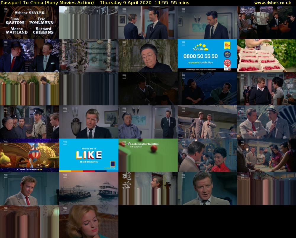 Passport To China (Sony Movies Action) Thursday 9 April 2020 14:55 - 15:50