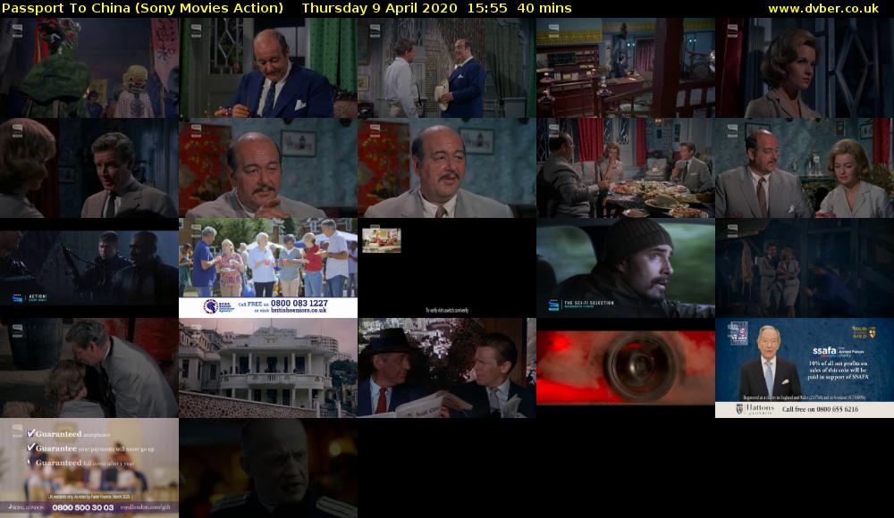 Passport To China (Sony Movies Action) Thursday 9 April 2020 15:55 - 16:35