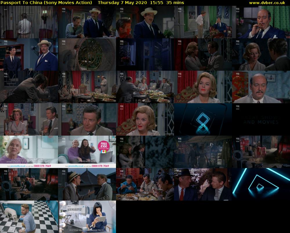 Passport To China (Sony Movies Action) Thursday 7 May 2020 15:55 - 16:30