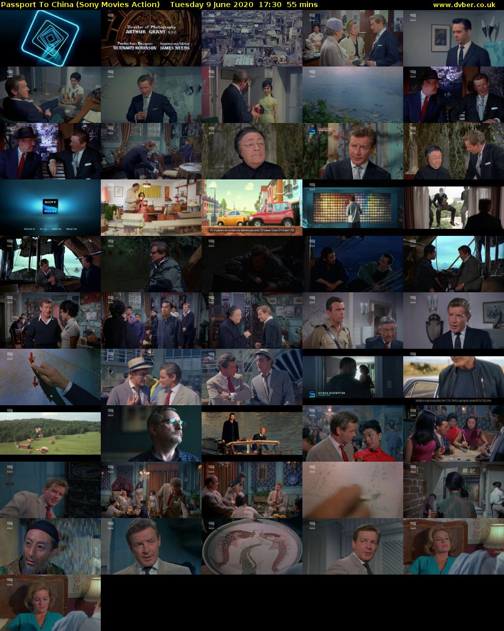 Passport To China (Sony Movies Action) Tuesday 9 June 2020 17:30 - 18:25