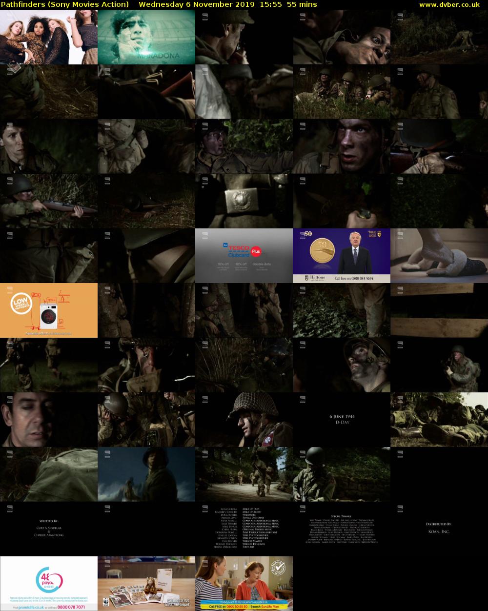 Pathfinders (Sony Movies Action) Wednesday 6 November 2019 15:55 - 16:50