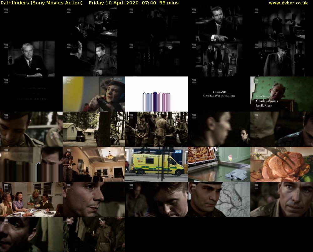 Pathfinders (Sony Movies Action) Friday 10 April 2020 07:40 - 08:35
