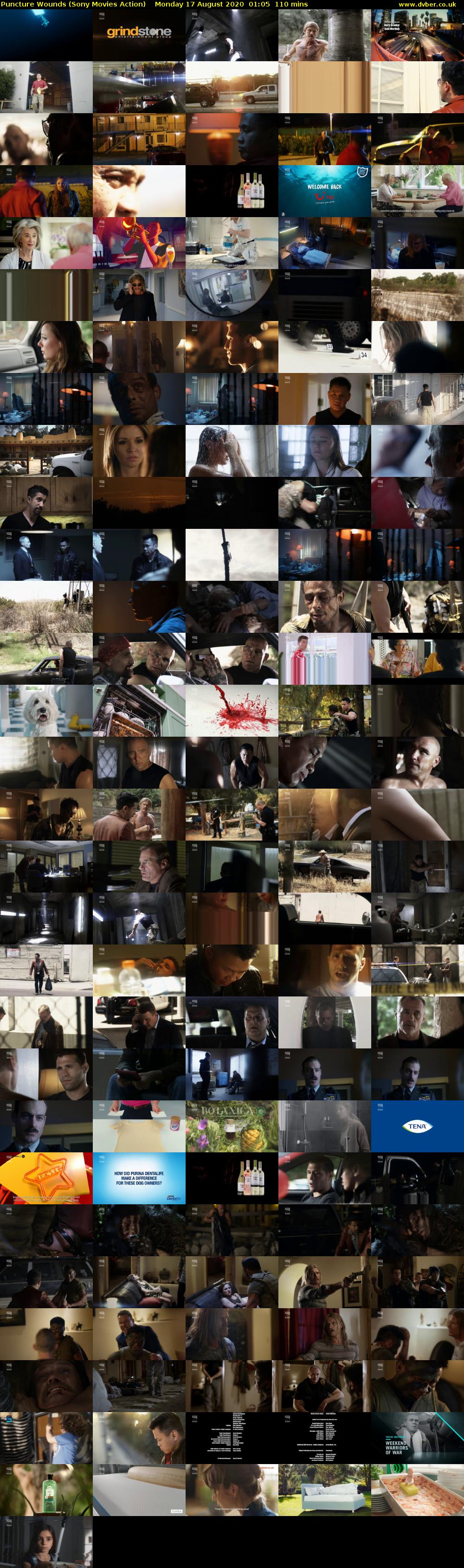 Puncture Wounds (Sony Movies Action) Monday 17 August 2020 01:05 - 02:55
