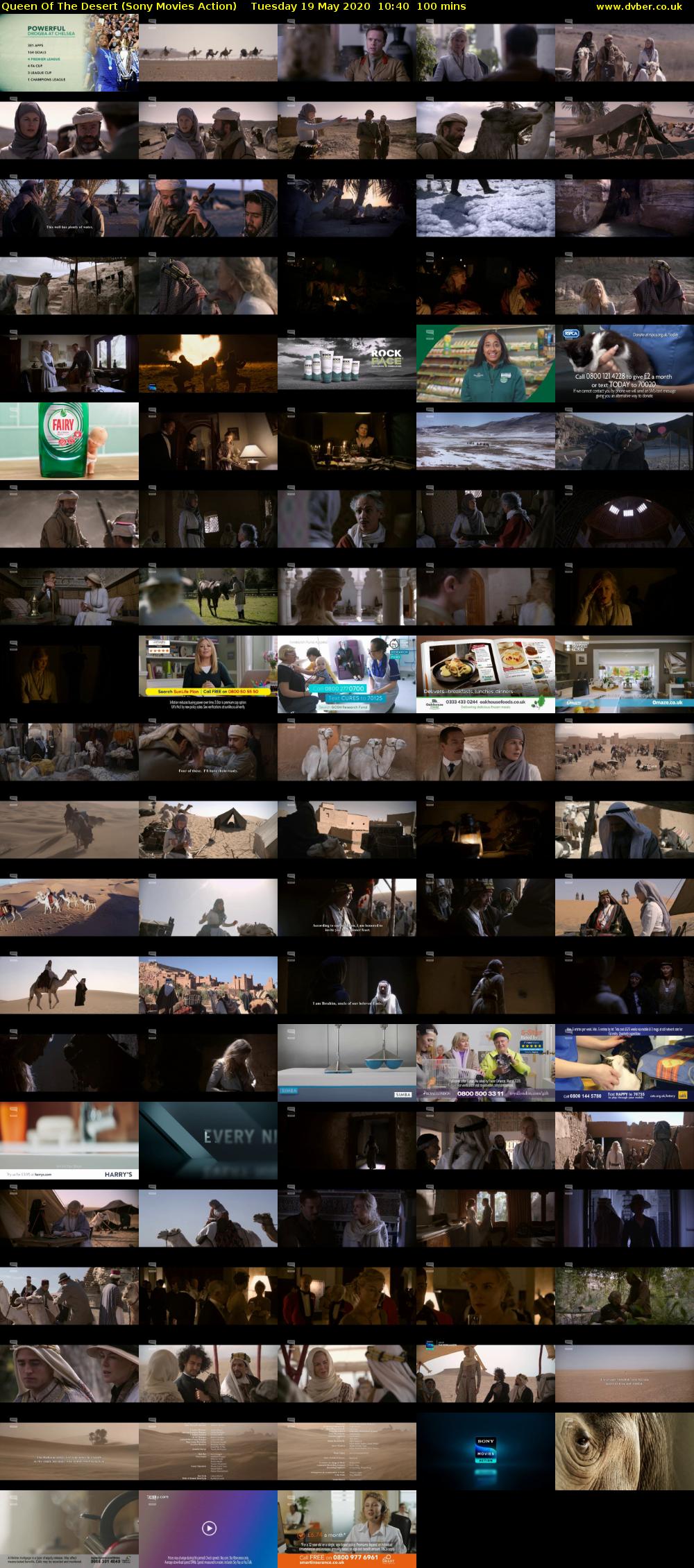 Queen Of The Desert (Sony Movies Action) Tuesday 19 May 2020 10:40 - 12:20