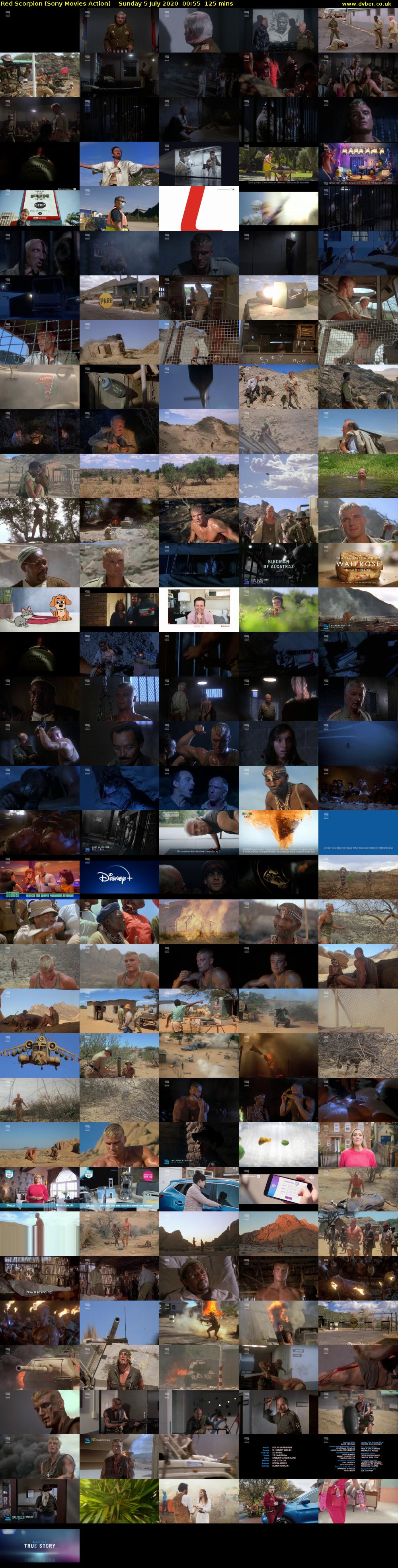 Red Scorpion (Sony Movies Action) Sunday 5 July 2020 00:55 - 03:00