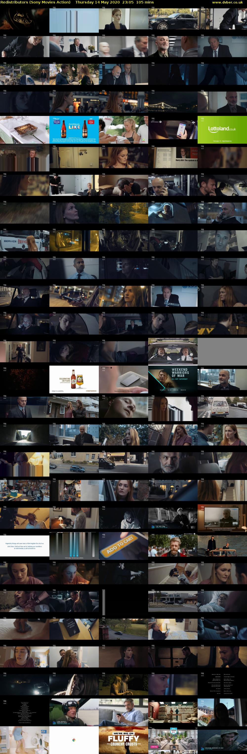 Redistributors (Sony Movies Action) Thursday 14 May 2020 23:05 - 00:50