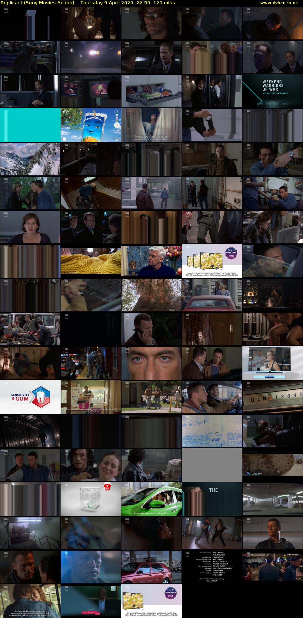 Replicant (Sony Movies Action) Thursday 9 April 2020 22:50 - 00:50