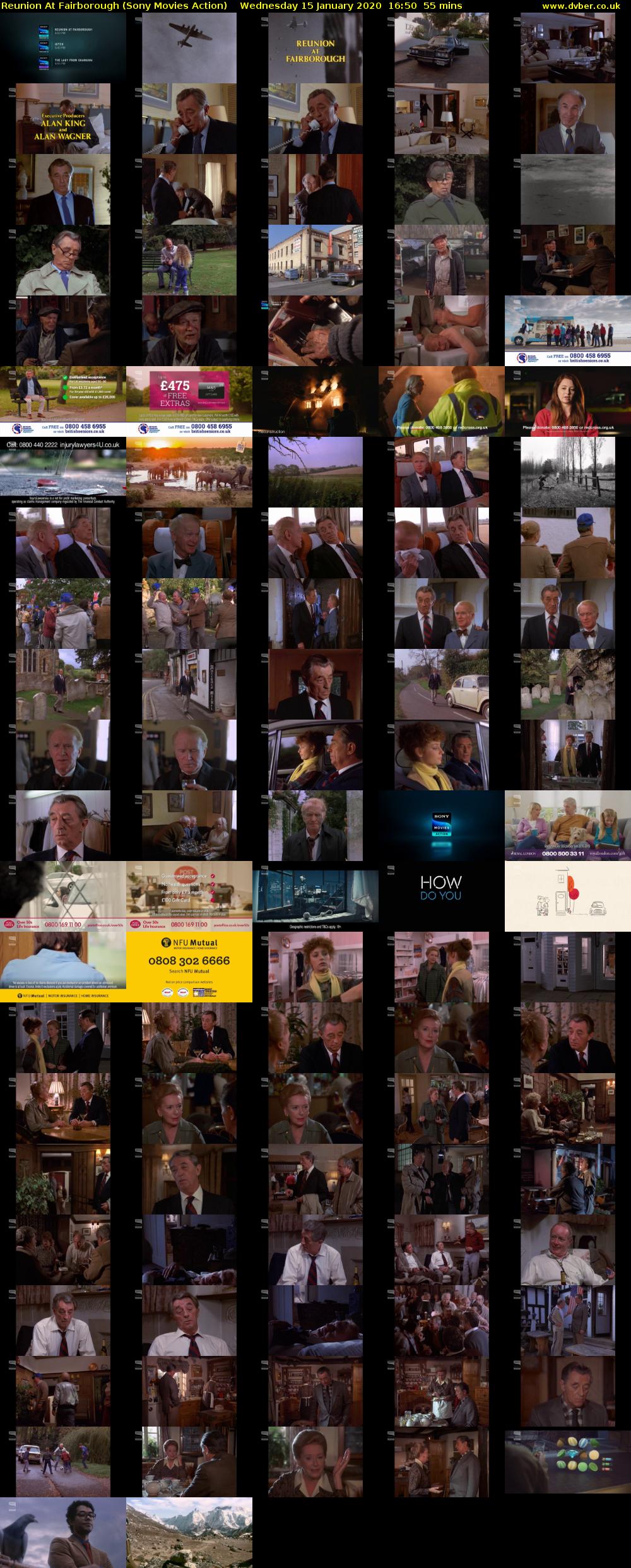Reunion At Fairborough (Sony Movies Action) Wednesday 15 January 2020 16:50 - 17:45