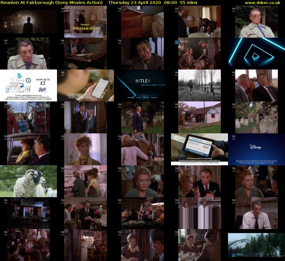 Reunion At Fairborough (Sony Movies Action) Thursday 23 April 2020 08:00 - 08:55