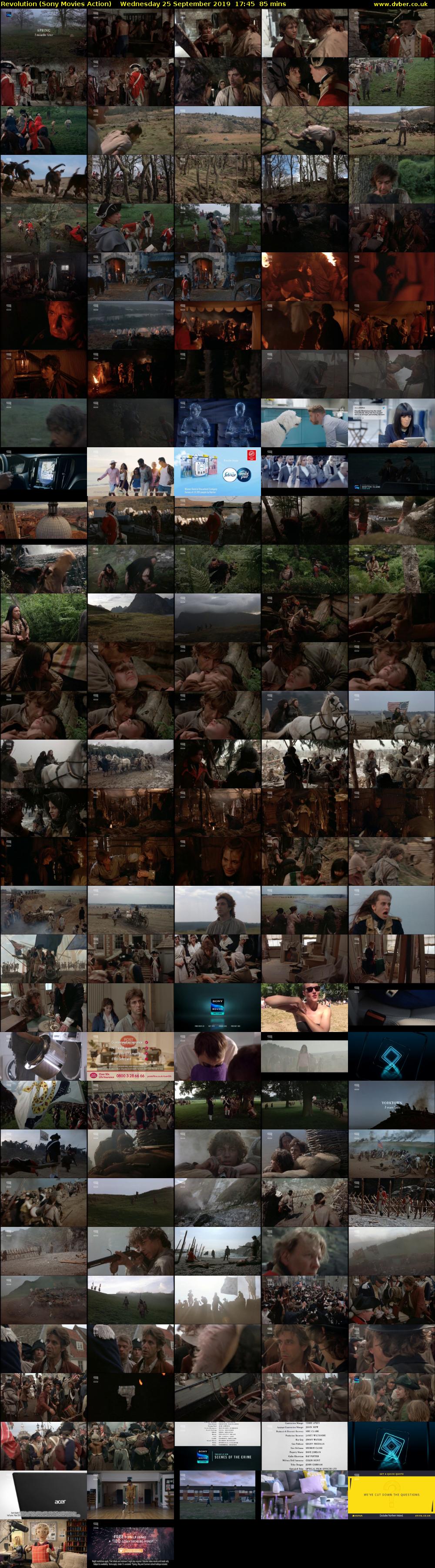 Revolution (Sony Movies Action) Wednesday 25 September 2019 17:45 - 19:10