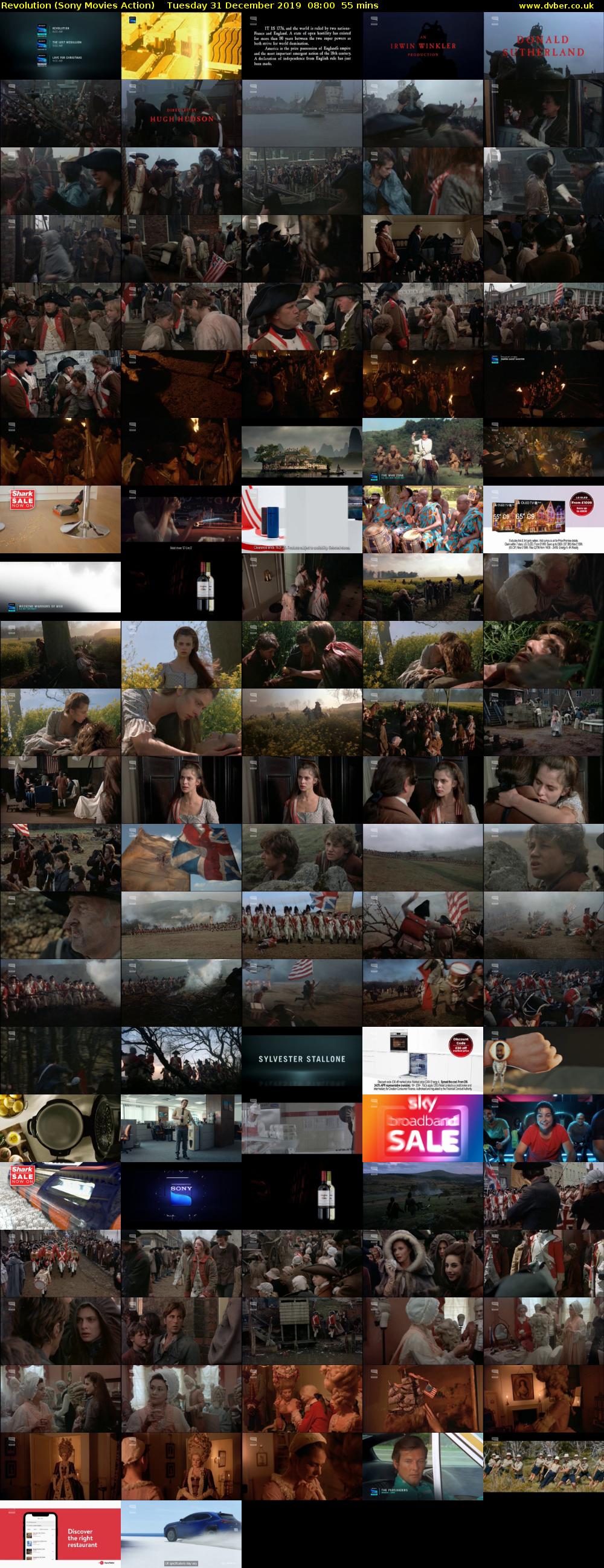 Revolution (Sony Movies Action) Tuesday 31 December 2019 08:00 - 08:55