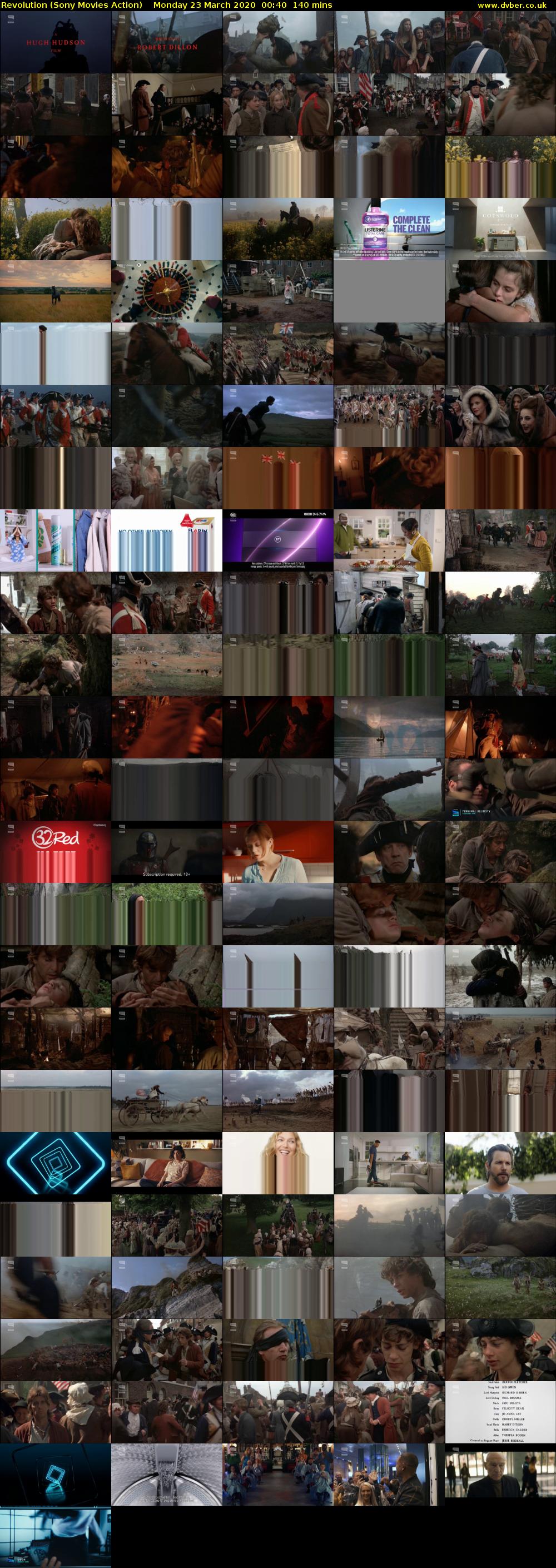 Revolution (Sony Movies Action) Monday 23 March 2020 00:40 - 03:00
