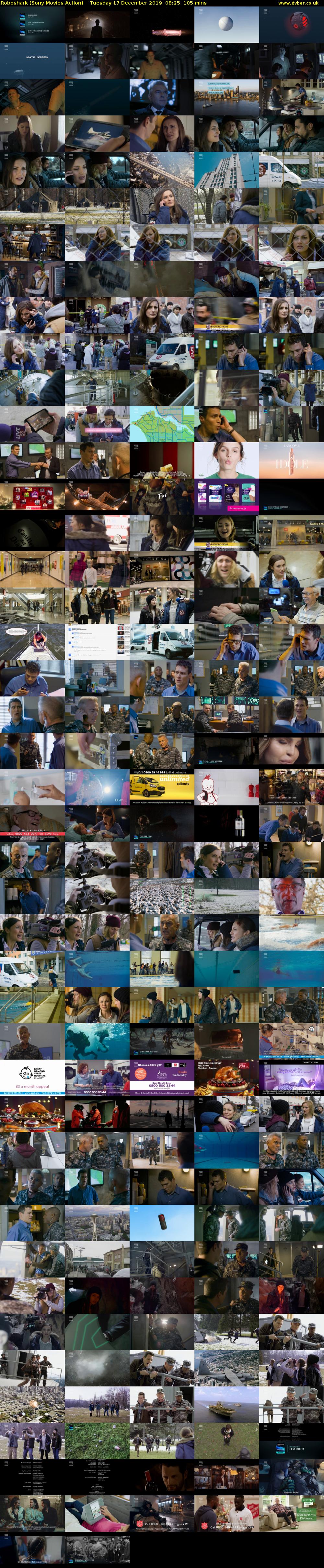 Roboshark (Sony Movies Action) Tuesday 17 December 2019 08:25 - 10:10