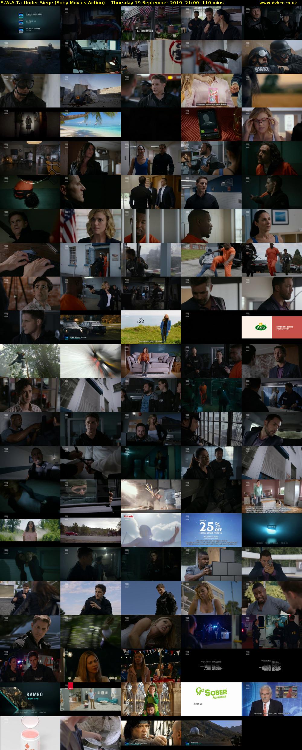 S.W.A.T.: Under Siege (Sony Movies Action) Thursday 19 September 2019 21:00 - 22:50