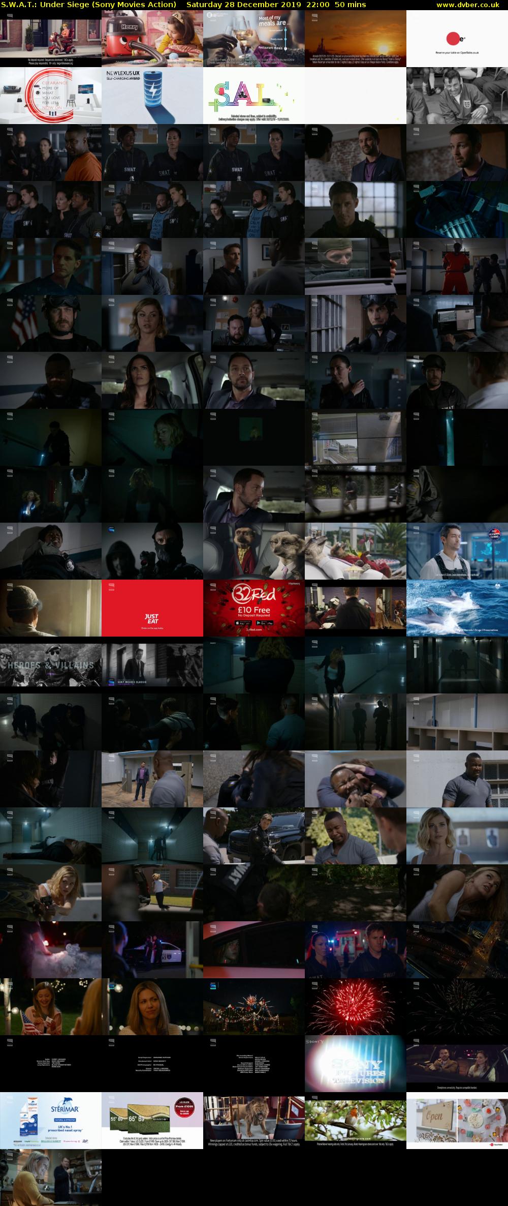 S.W.A.T.: Under Siege (Sony Movies Action) Saturday 28 December 2019 22:00 - 22:50