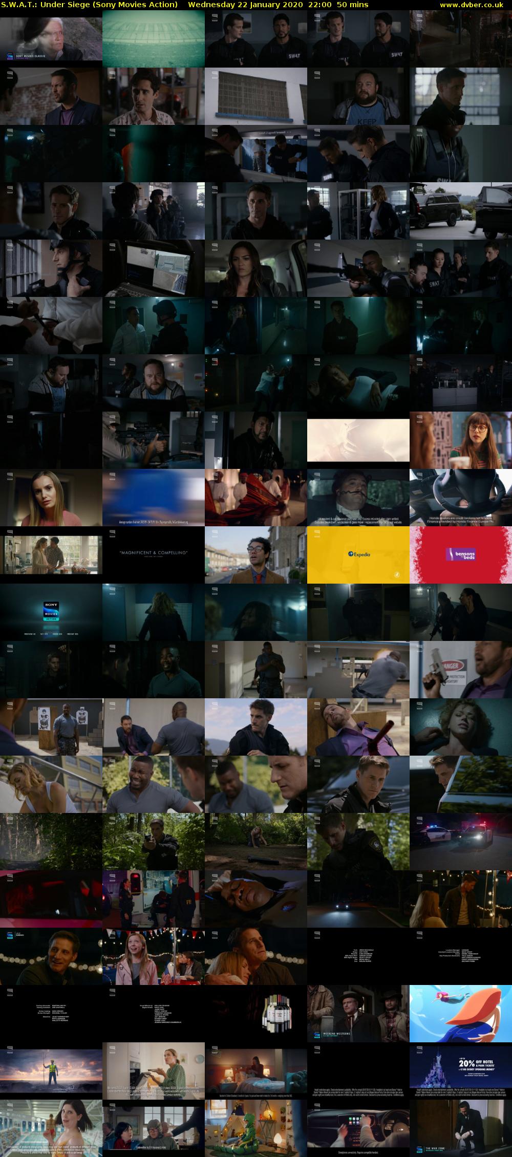 S.W.A.T.: Under Siege (Sony Movies Action) Wednesday 22 January 2020 22:00 - 22:50