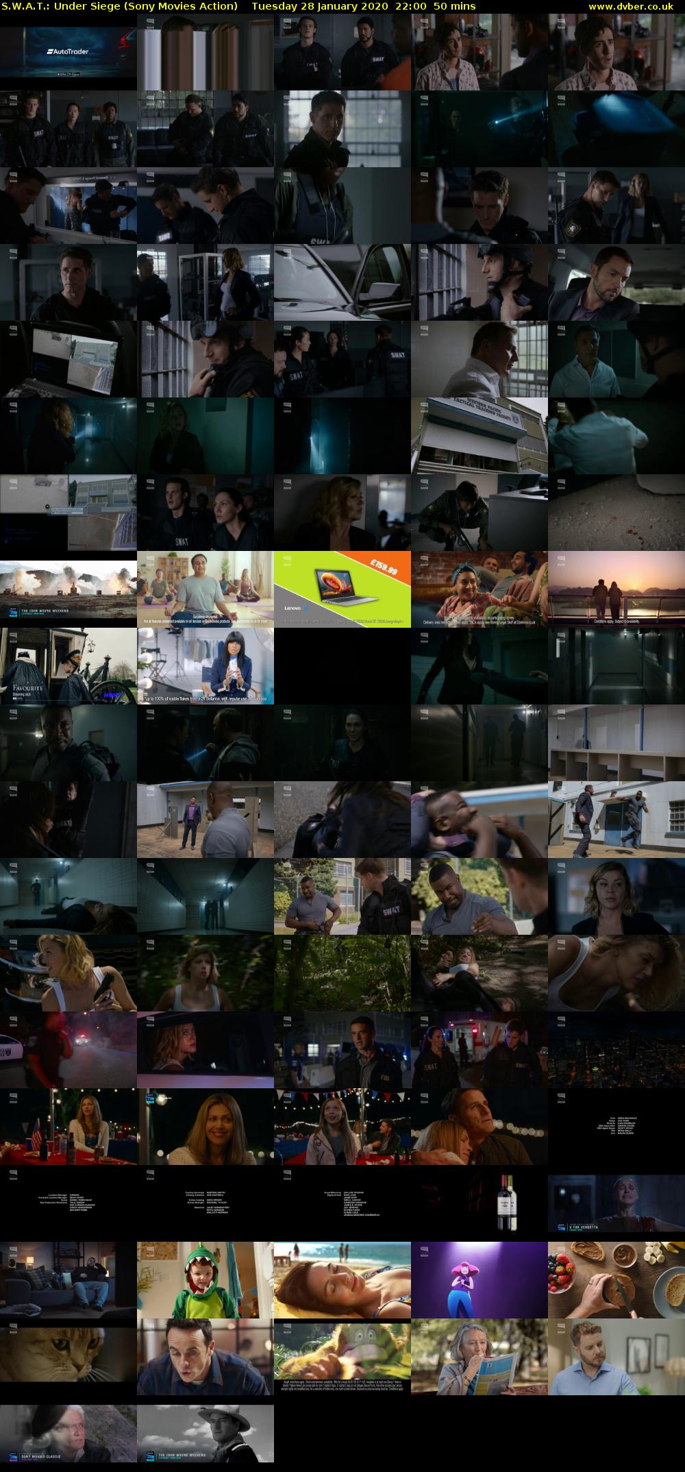 S.W.A.T.: Under Siege (Sony Movies Action) Tuesday 28 January 2020 22:00 - 22:50