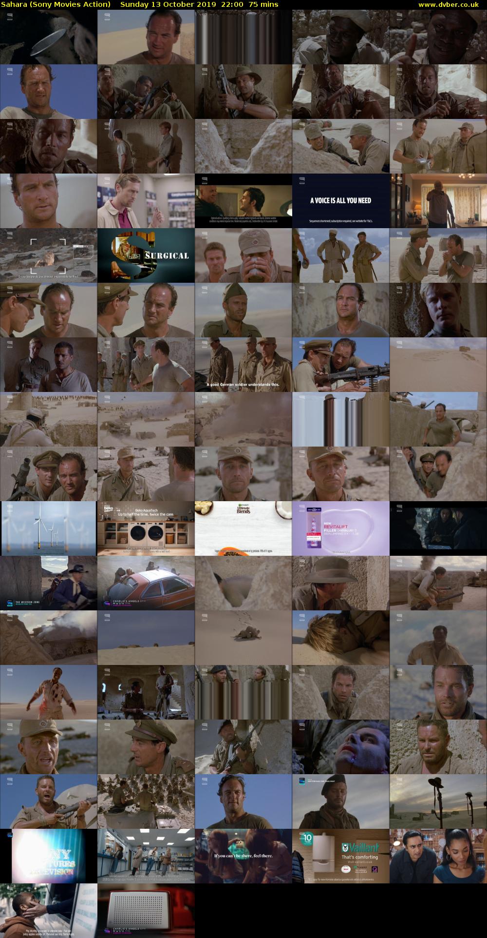 Sahara (Sony Movies Action) Sunday 13 October 2019 22:00 - 23:15