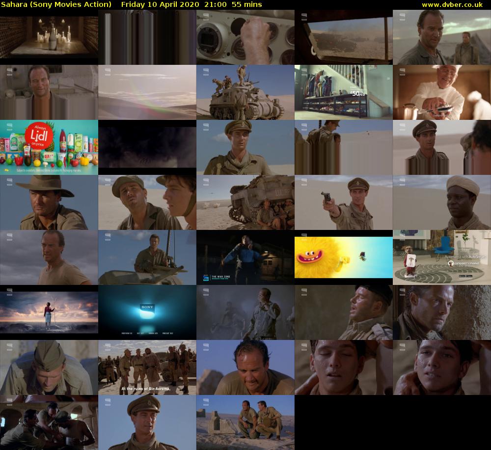 Sahara (Sony Movies Action) Friday 10 April 2020 21:00 - 21:55