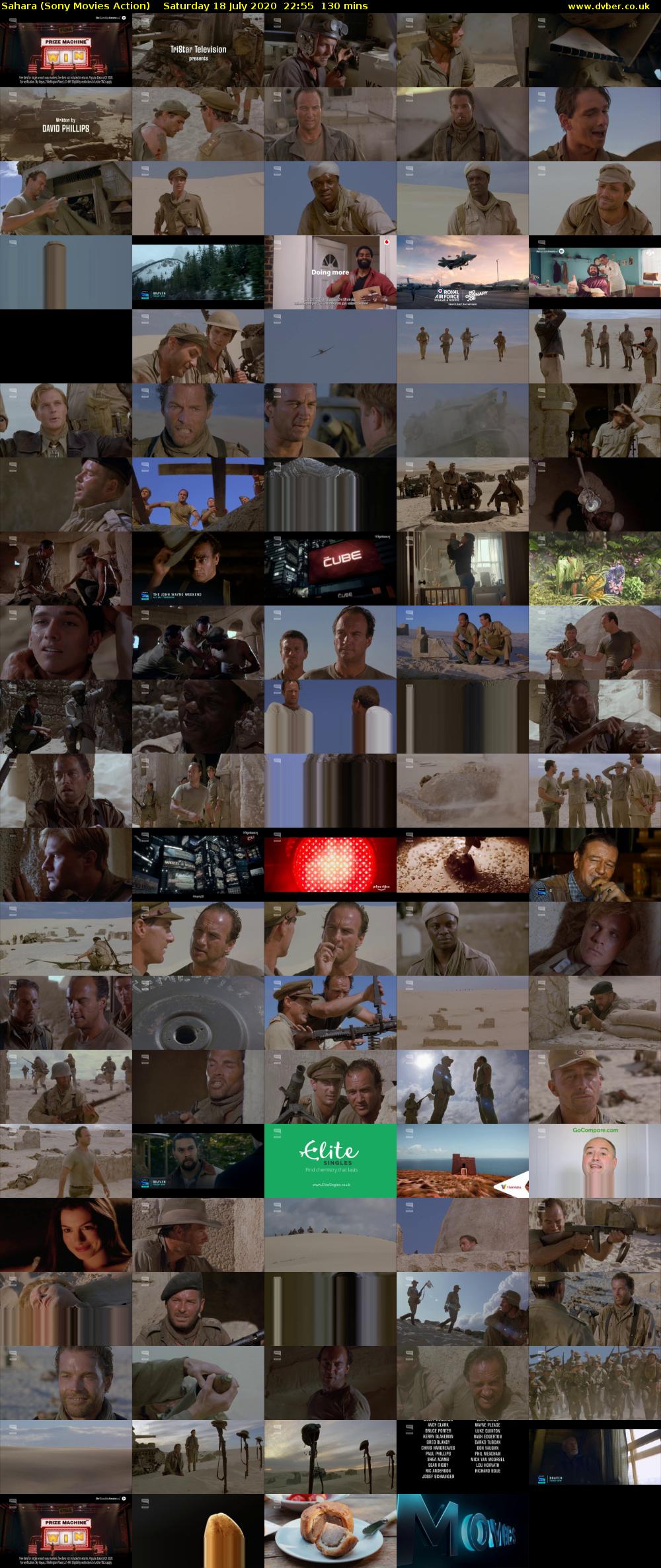 Sahara (Sony Movies Action) Saturday 18 July 2020 22:55 - 01:05