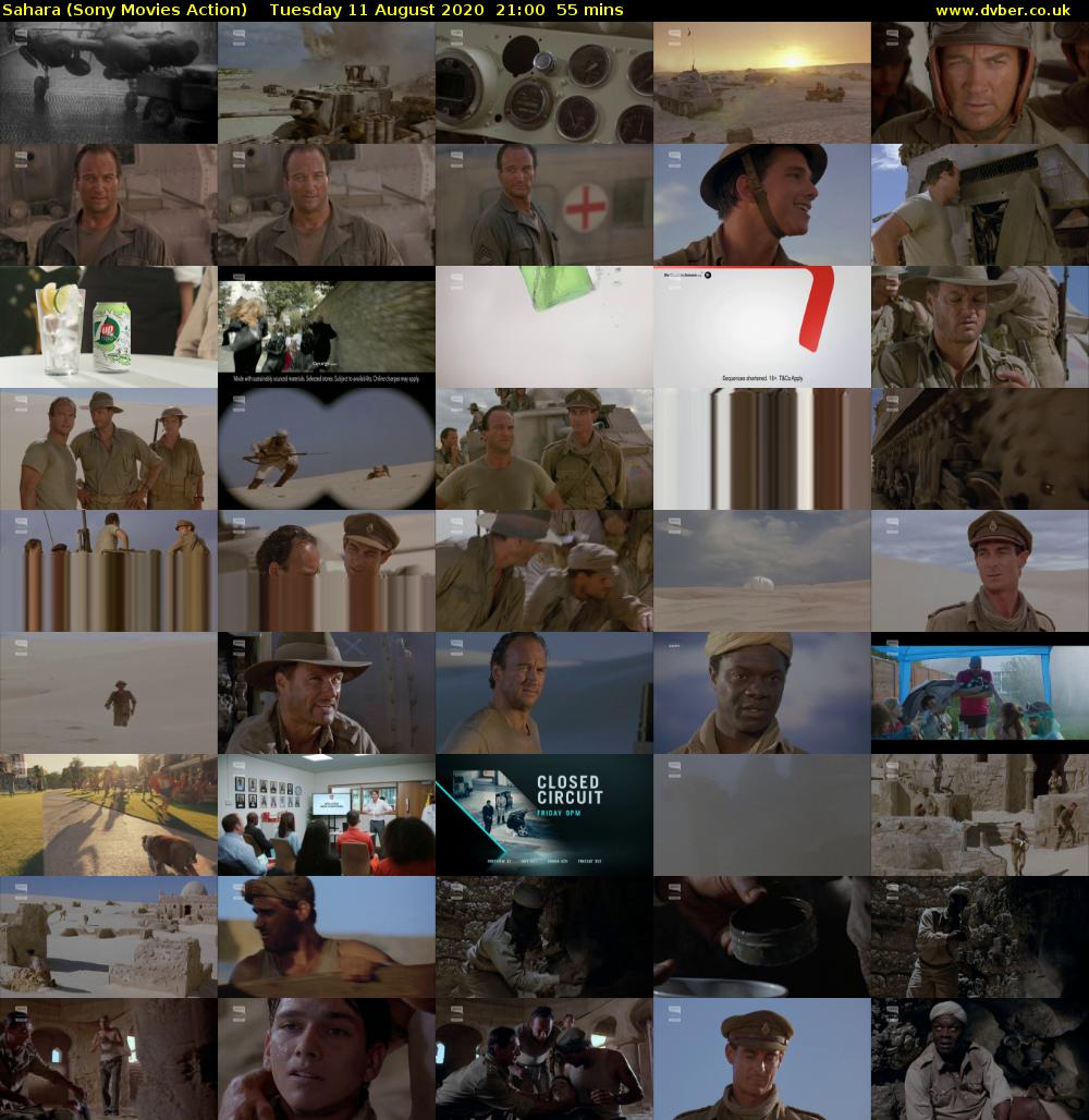 Sahara (Sony Movies Action) Tuesday 11 August 2020 21:00 - 21:55