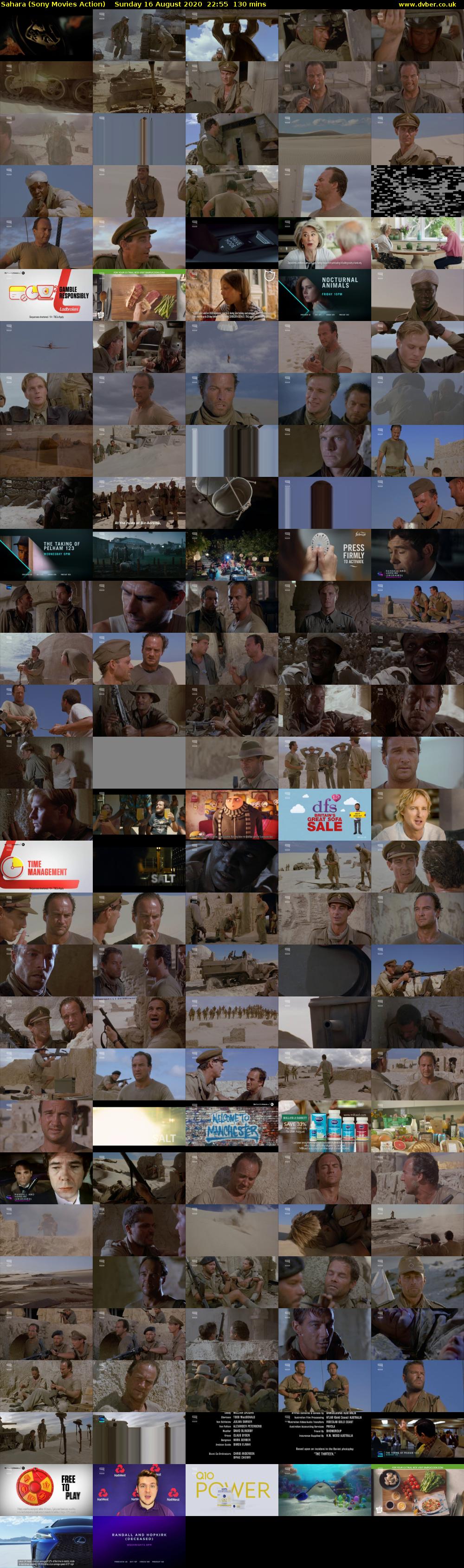 Sahara (Sony Movies Action) Sunday 16 August 2020 22:55 - 01:05