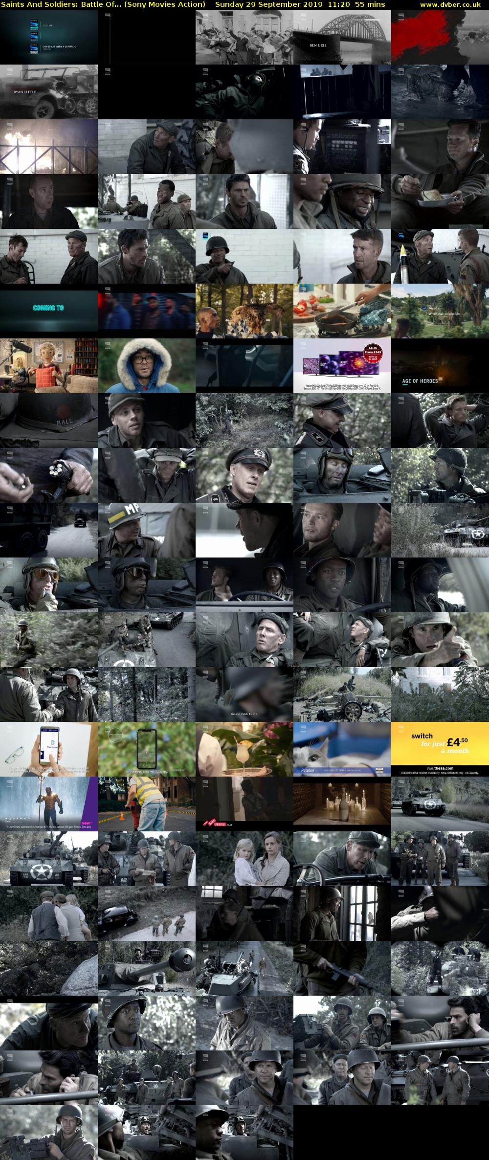 Saints And Soldiers: Battle Of... (Sony Movies Action) Sunday 29 September 2019 11:20 - 12:15