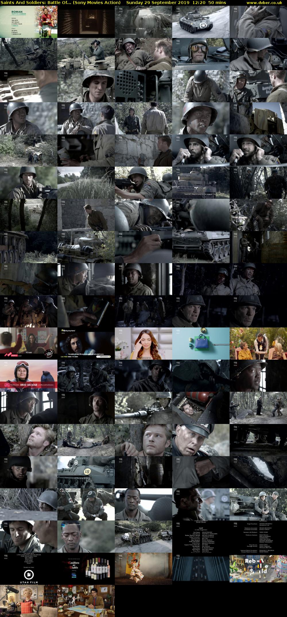 Saints And Soldiers: Battle Of... (Sony Movies Action) Sunday 29 September 2019 12:20 - 13:10